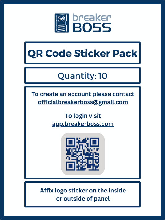 10 - Pack Breaker Boss QR Code Stickers
